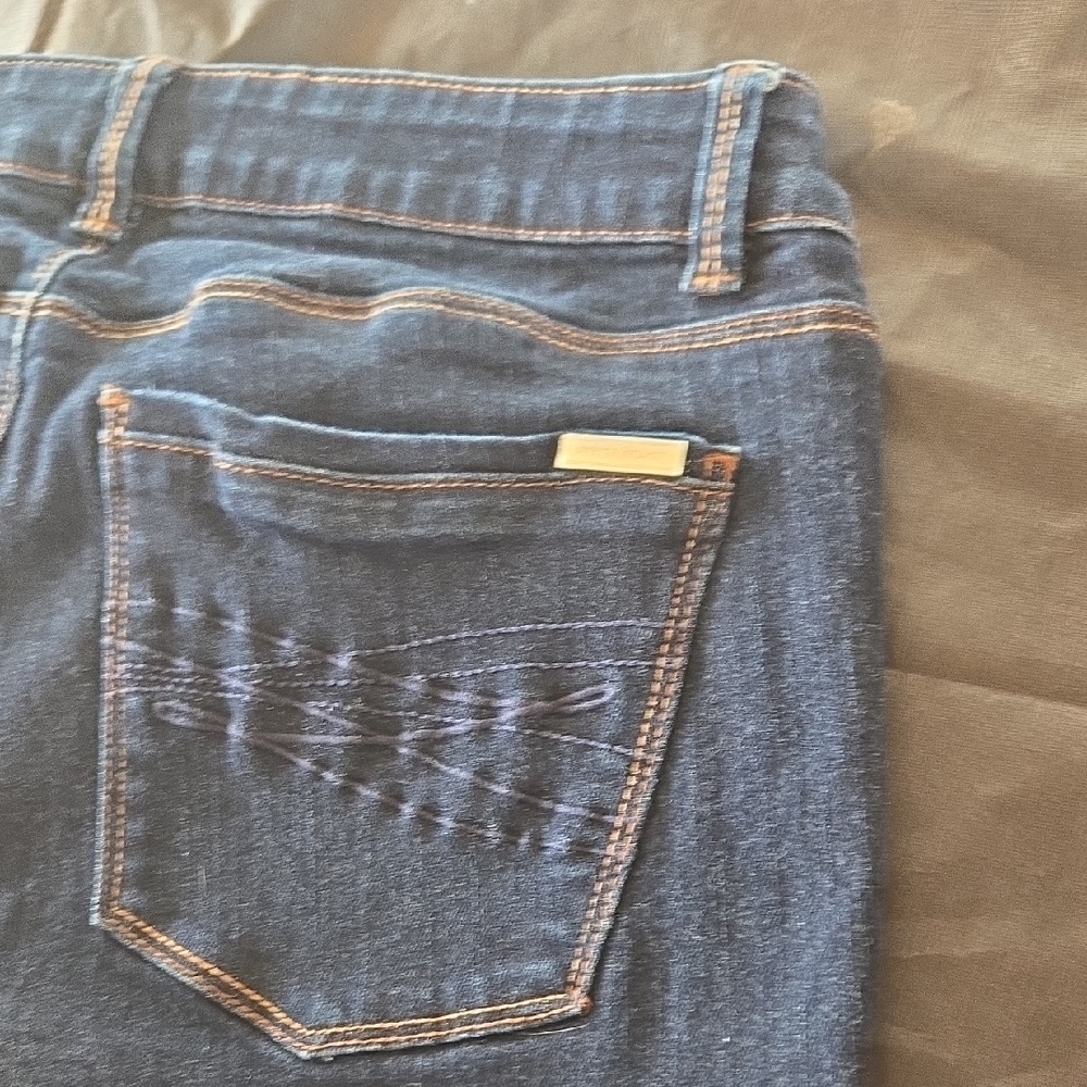 White House Black Market Dark Blue Straight Leg Jeans